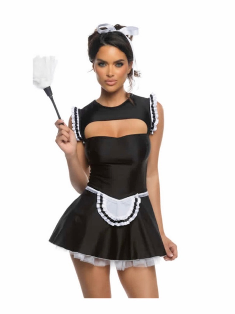 New Madison Black & White Maid Costume Dress